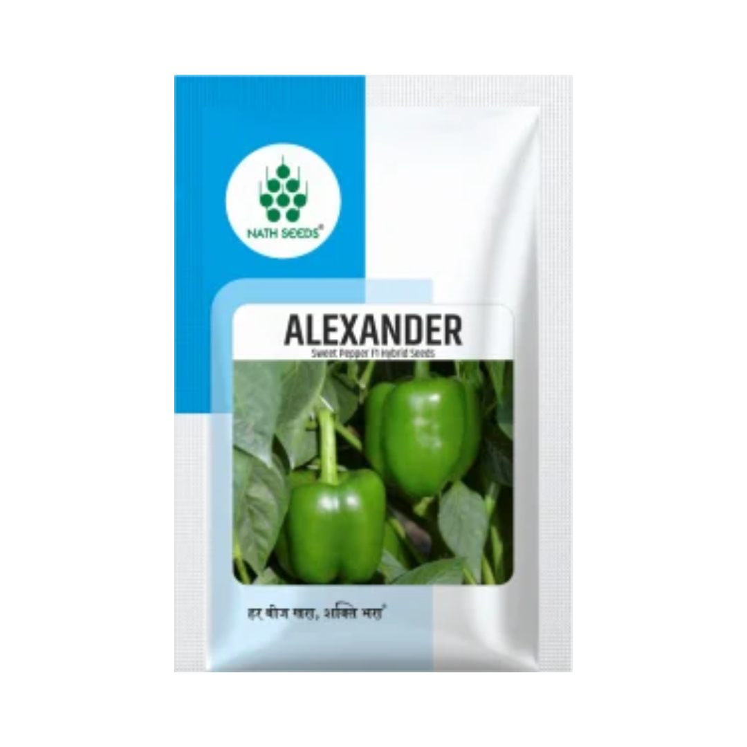 Alexander Capsicum Seeds - Nath | F1 Hybrid | Buy Online at Best Price