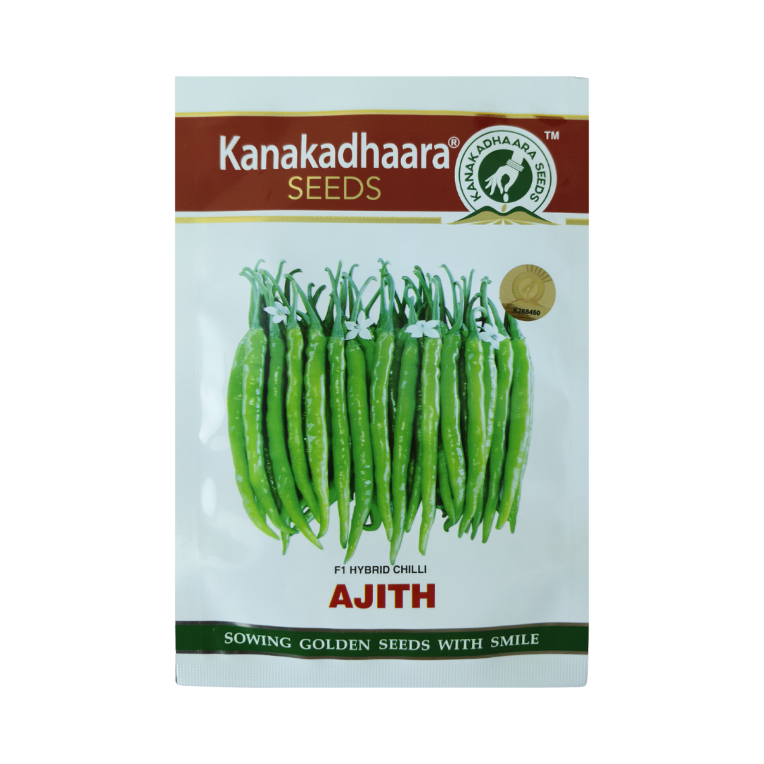 Ajith Chilli Seeds - Kanakadhaara Seeds | F1 Hybrid | Buy Online Now