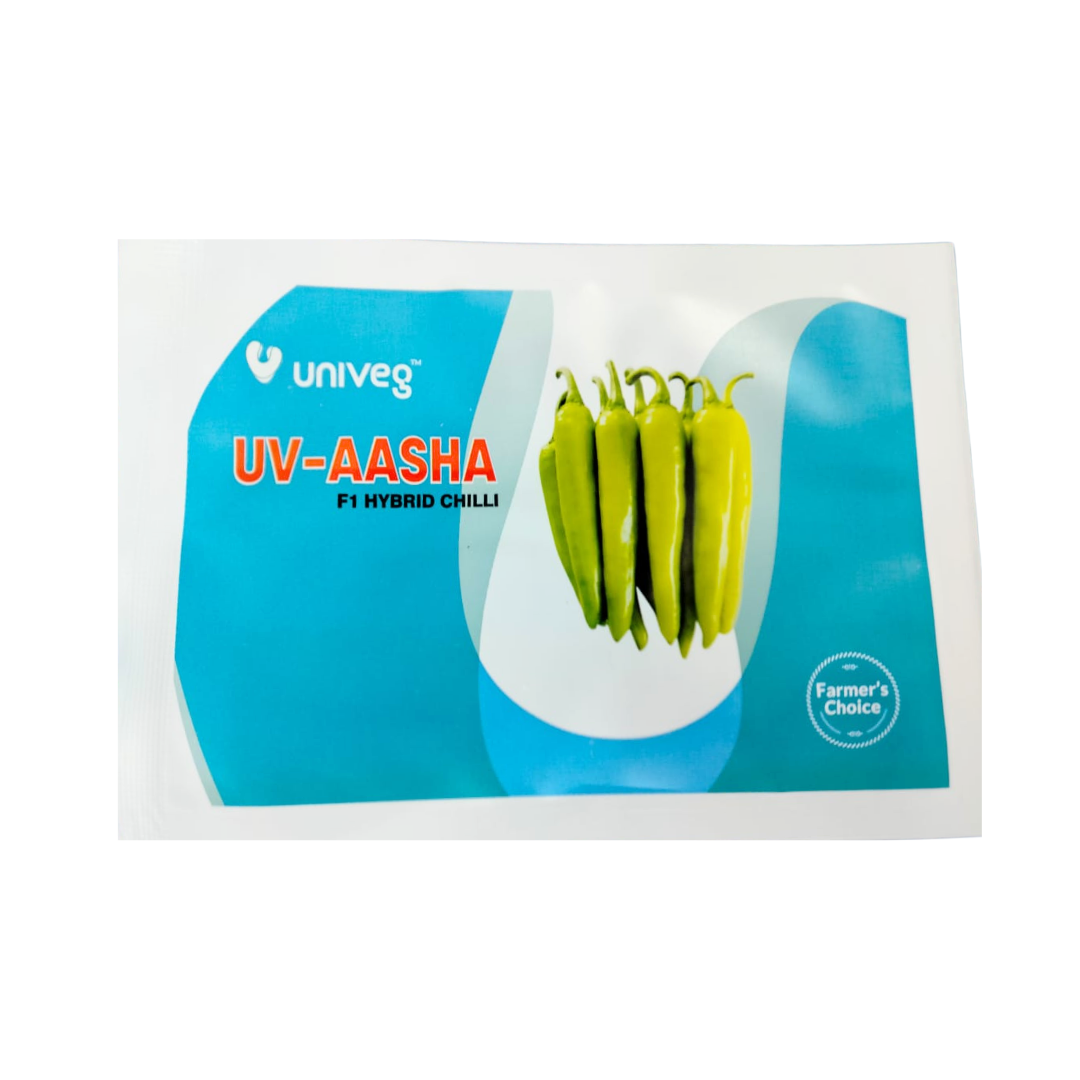Aasha Chilli Seeds - Univeg | F1 Hybrid | Buy Online at Best Price