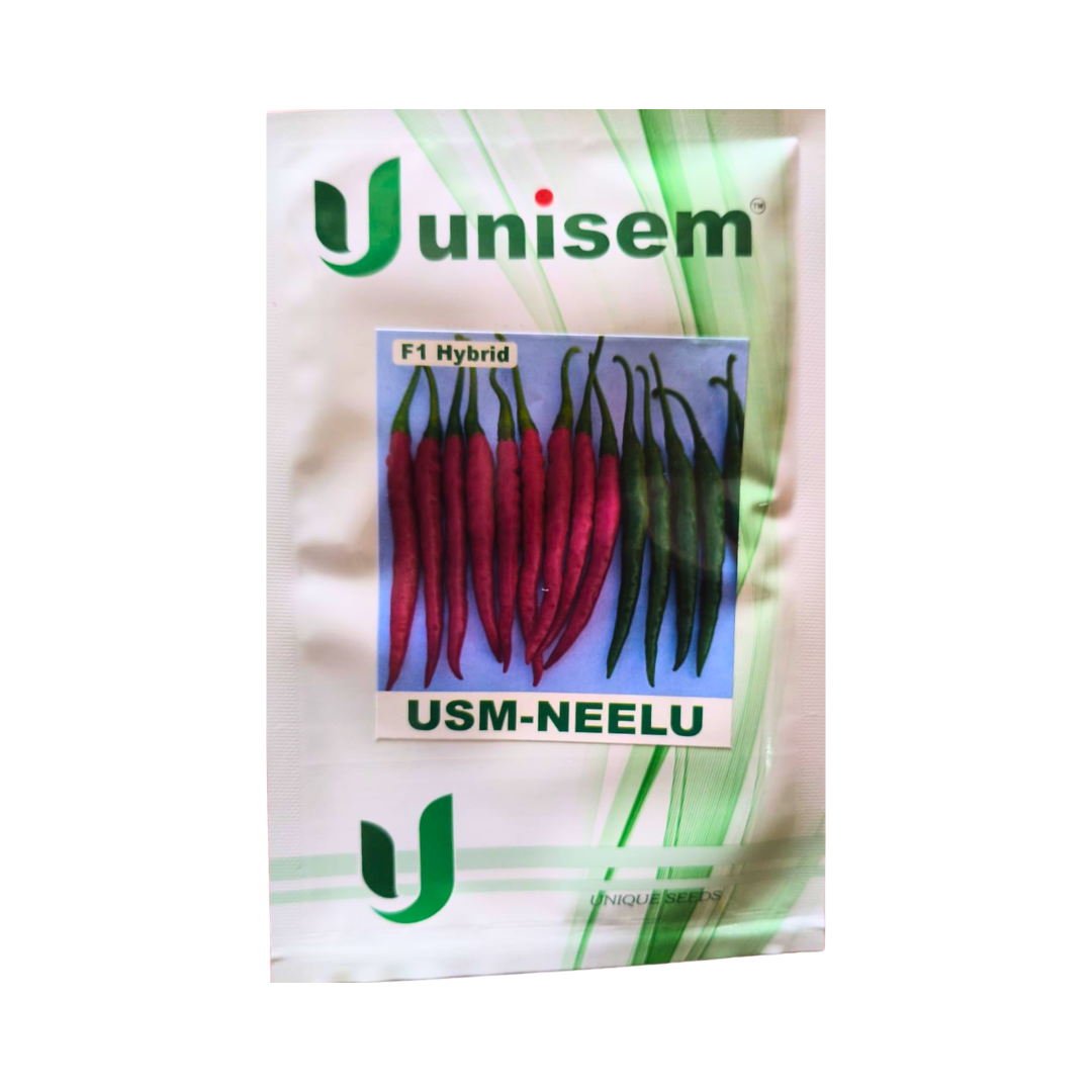 USM-Neelu Chilli Seeds - Unisem | F1 Hybrid | Buy Online - DesiKheti