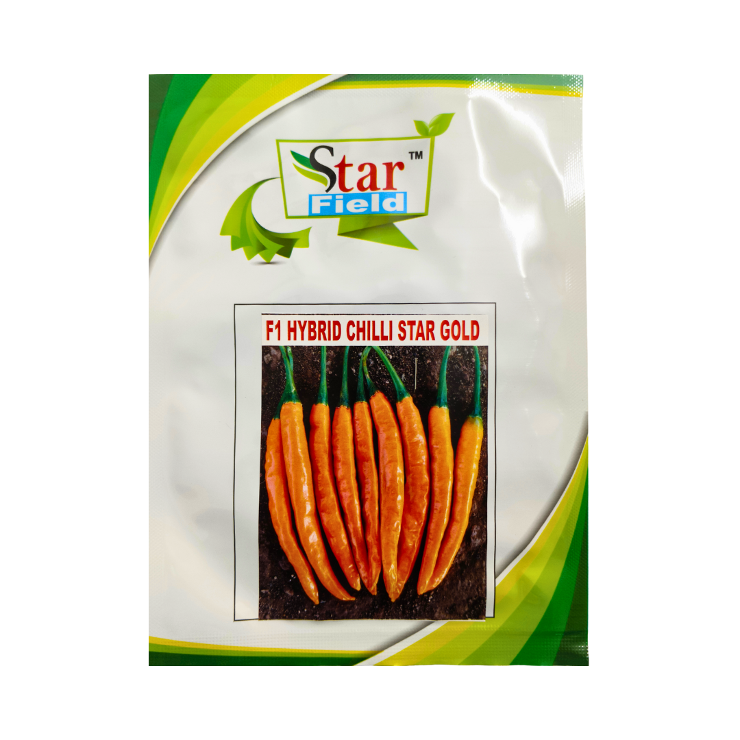 Star Gold Chilli Seeds - Star Field | F1 Hybrid | Buy Online Now