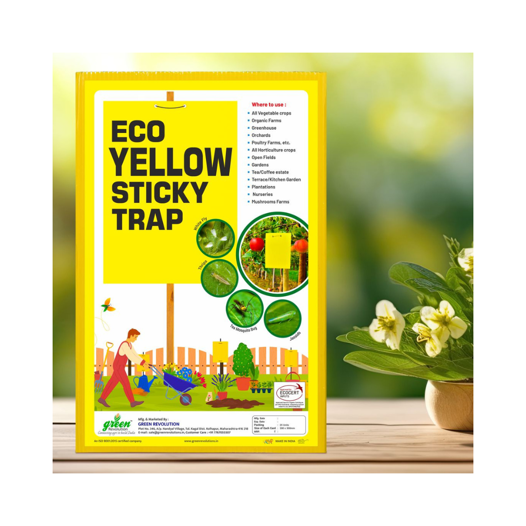 Eco Yellow Sticky Trap Size A4 - Green Revolution | Buy Online Now