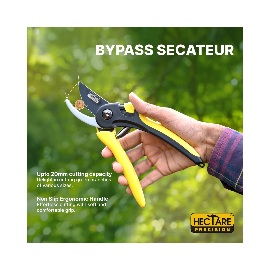 Hectare Precision Bypass Pruning Secateur - Large | Buy Online Now