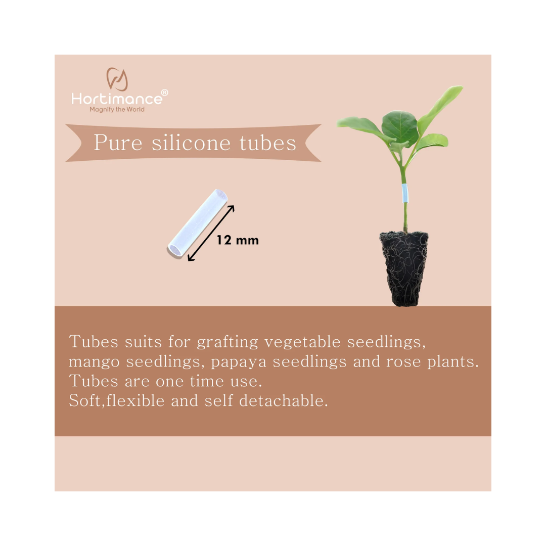 Hortimance Bridge Grafting Tubes | Buy Online Now - DesiKheti