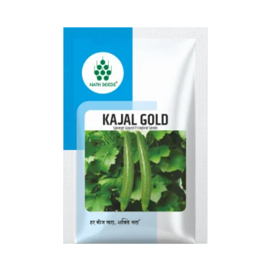 Kajal Gold Sponge Gourd Seeds - Nath | F1 Hybrid | Buy Online at Best Price