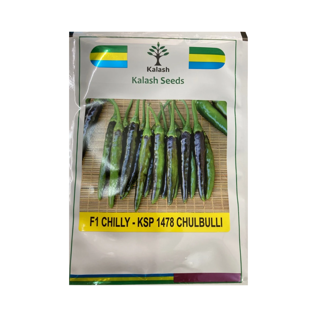 KSP 1478 Chulbulli Chilli Seeds - Kalash | F1 Hybrid | Buy Online at Best Price