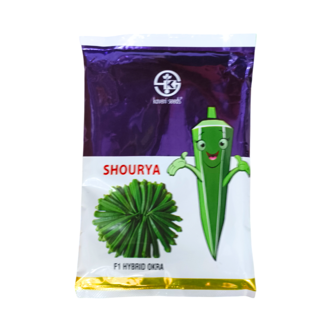 Shourya Bhindi Seeds - Kaveri | F1 Hybrid | Buy Online - DesiKheti