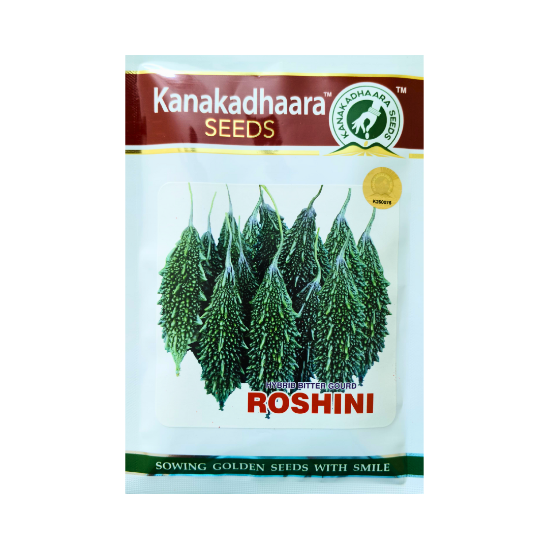 Roshini Bitter Gourd Seeds - Kanakadhaara | F1 Hybrid | Buy Online Now