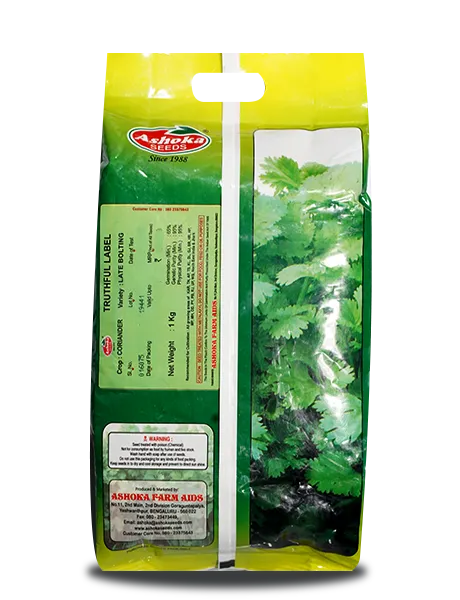 Late Bolting Coriander Seeds - Ashoka | Buy Online at Best Price