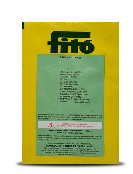 Rekha Ridgegourd Seeds - Fito | F1 Hybrid | Buy Online at Best Price