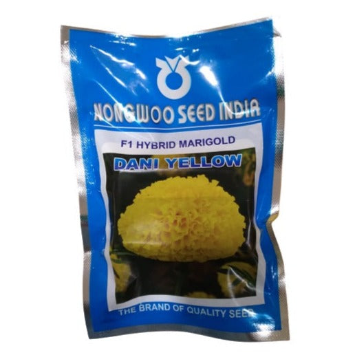 Dani Yellow Marigold Seeds - Nongwoo | F1 Hybrid | Buy Online at Best Price