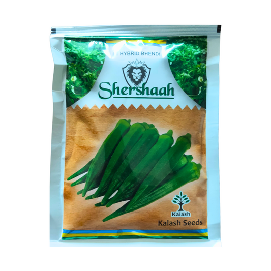Shershaah Bhendi Seeds - Kalash Seeds | F1 Hybrid | Buy Online at Best Price