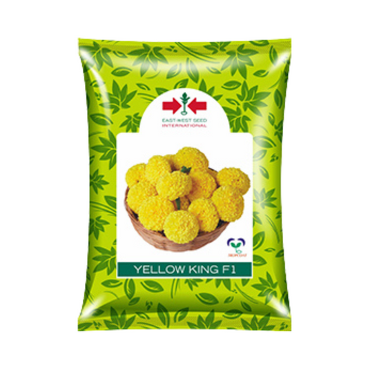 Yellow King Marigold Seeds -East West | Buy Online at Best Price