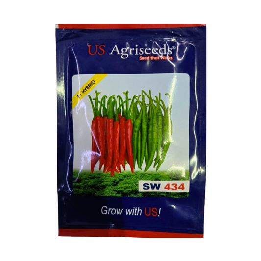 SW 434 Chilli Seeds - US Agriseeds | F1 Hybrid | Buy Online at Best Price