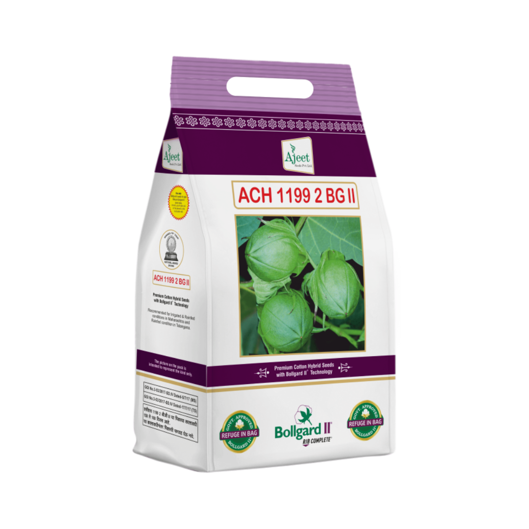ACH-1199 BG-II Cotton Seeds - Ajeet | F1 Hybrid | Buy Online Now - DesiKheti