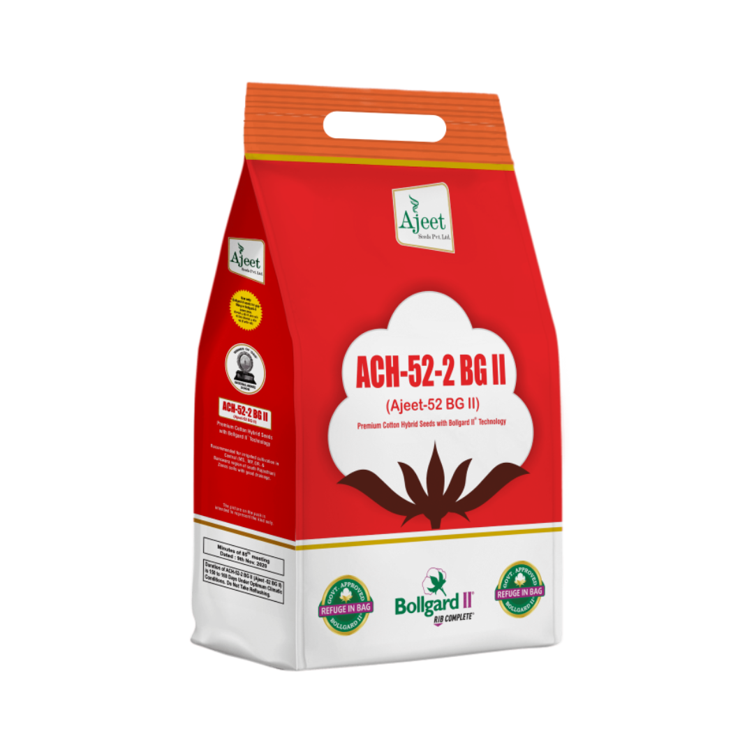 ACH-52 BG-II Cotton Seeds - Ajeet | F1 Hybrid | Buy Online Now - DesiKheti