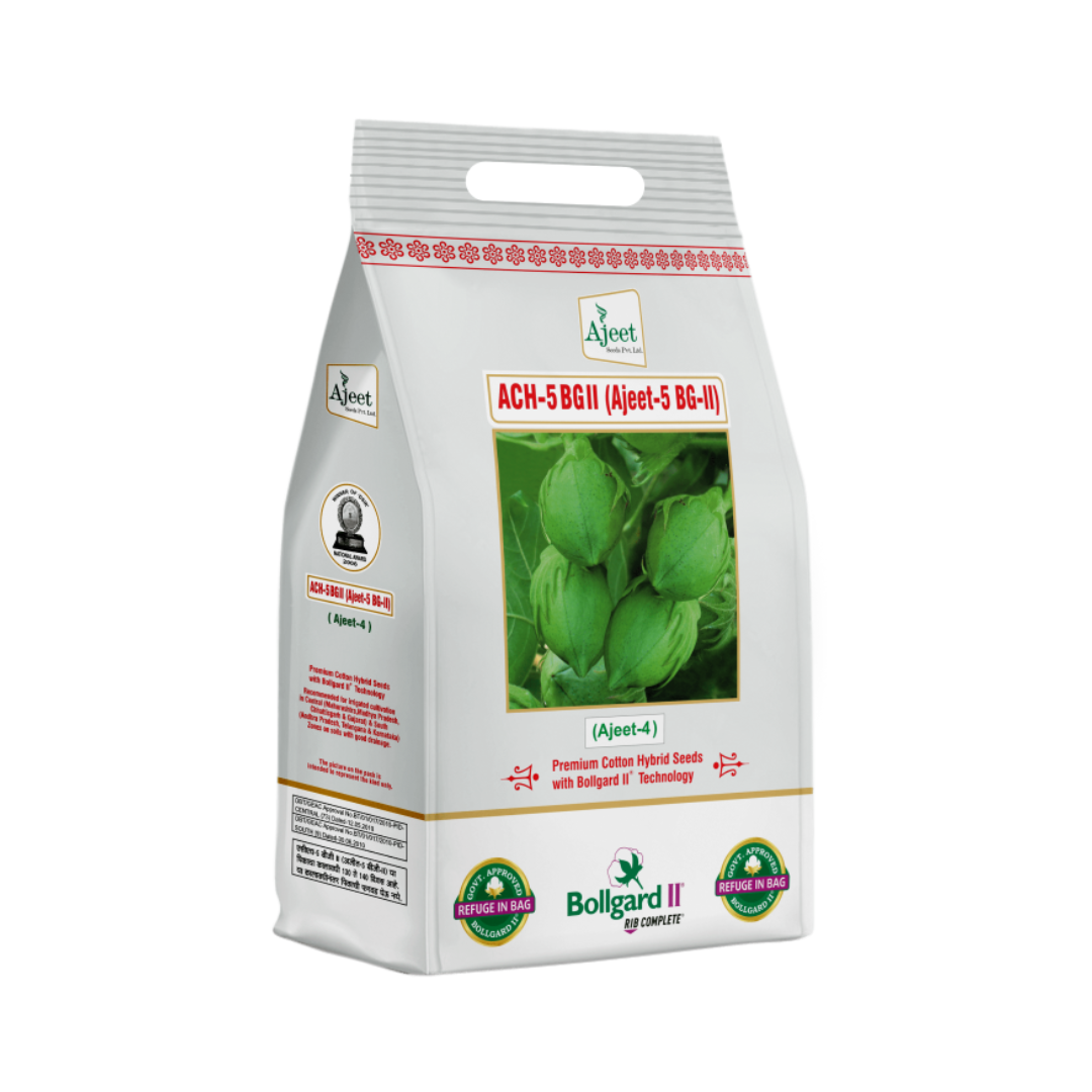 ACH-5 BG-II Cotton Seeds - Ajeet | F1 Hybrid | Buy Online Now - DesiKheti