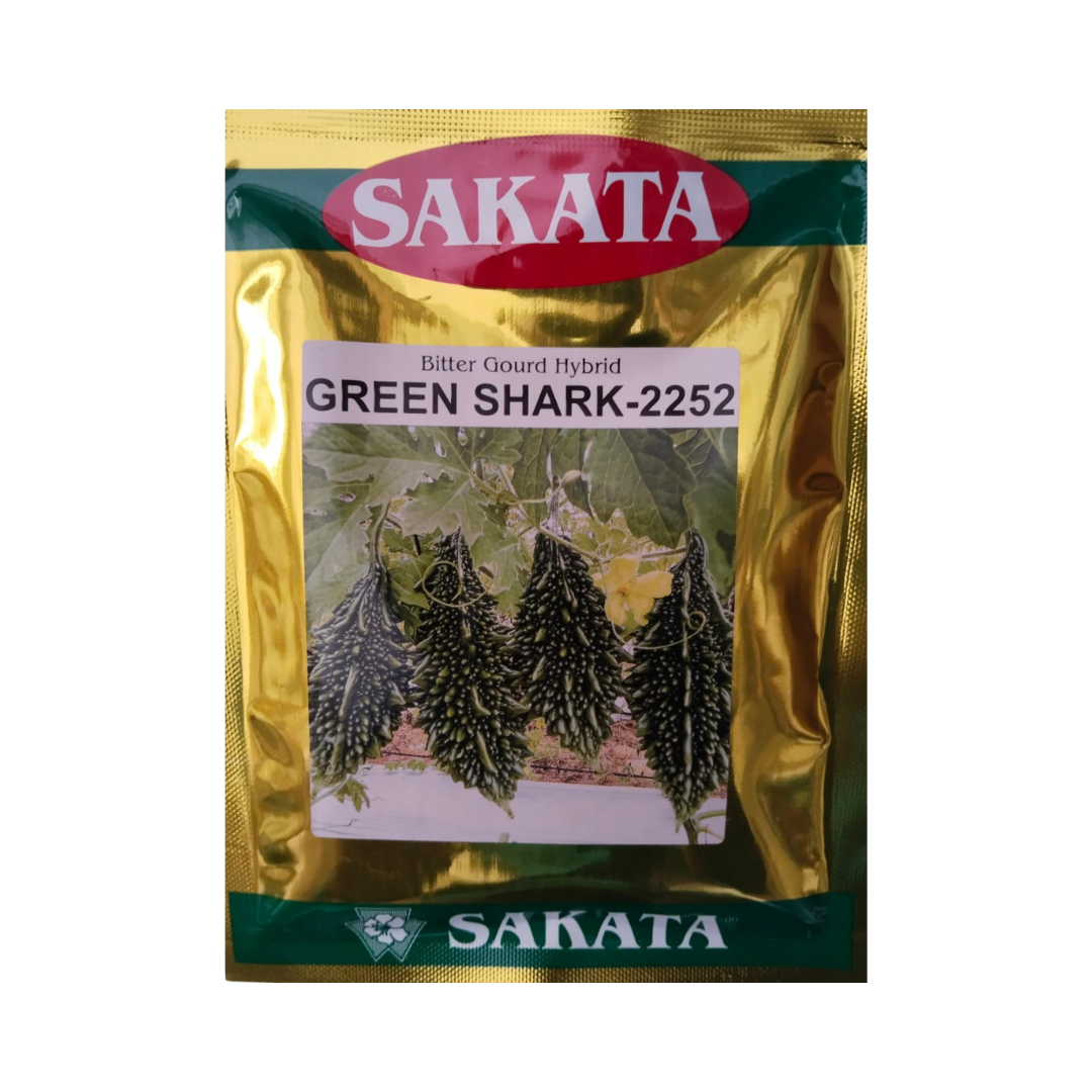Green Shark-2252 Bitter Gourd Seeds - Sakata | F1 Hybrid | Buy Online
