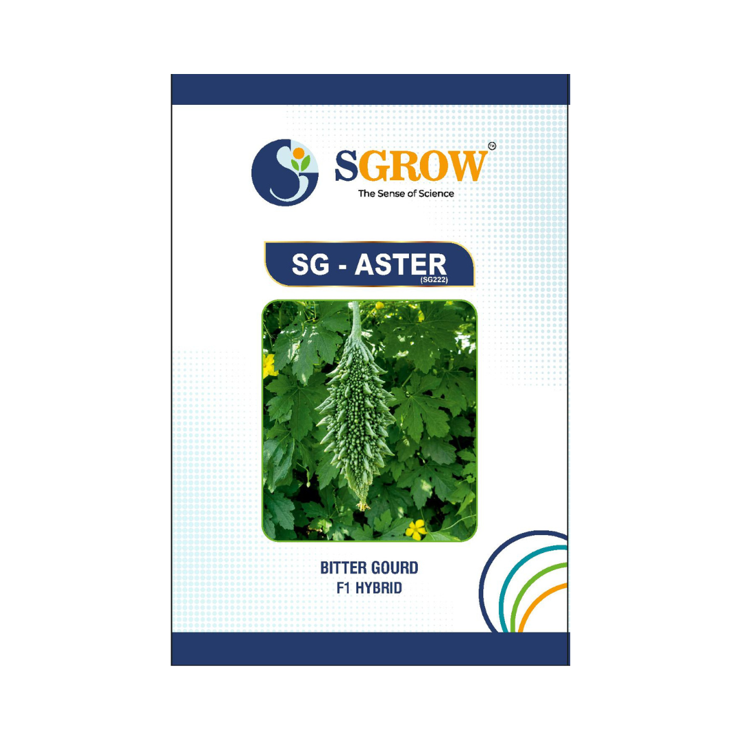 SG-Aster Bitter Gourd Seeds - SGrow | F1 Hybrid | Buy Online at Best Price
