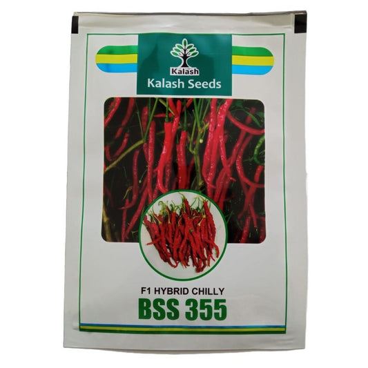 BSS 355 Chilli Seeds - Kalash | F1 Hybrid | Buy Online at Best Price