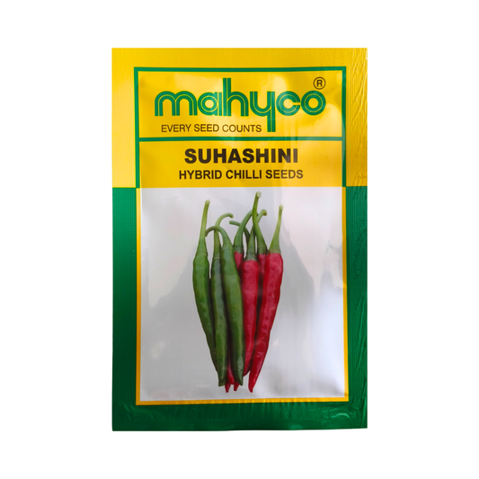 Suhashini Chilli Seeds - Mahyco | F1 Hybrid | Buy Online at Best Price