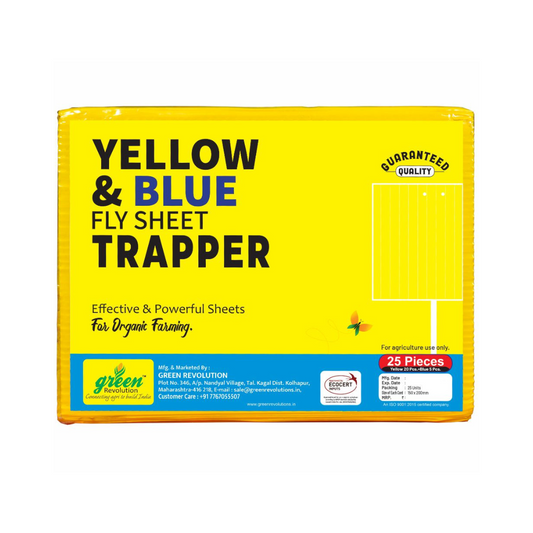 Eco Yellow/Blue Mix Sticky Trap Size A5 - Green Revolution | Buy Online
