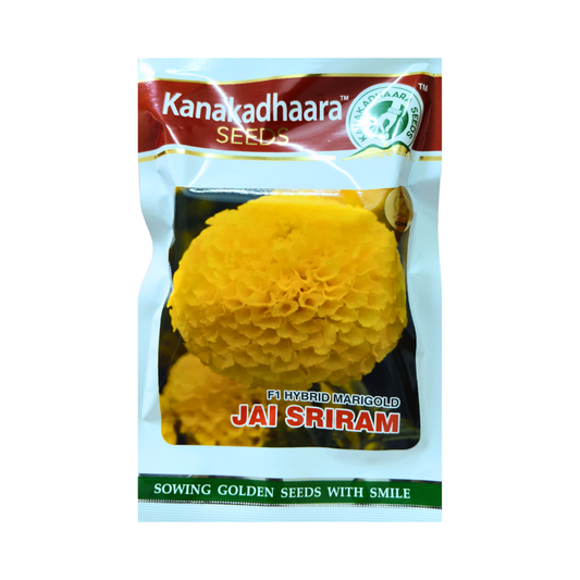 Jai Sriram Marigold Seeds - Kanakadhaara Seeds | F1 Hybrid | Buy Now