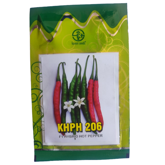 KHPH 206 Chilli Seeds - Kaveri | F1 Hybrid | Buy Online at Best Price