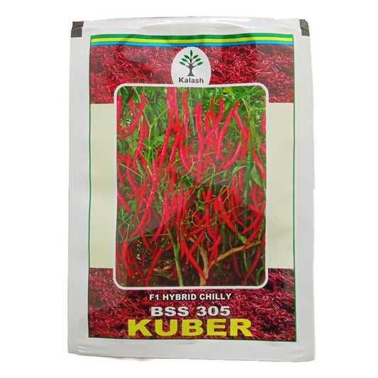Kuber Chilli Seeds - Kalash | F1 Hybrid Mirchi | Buy Online at Best Price
