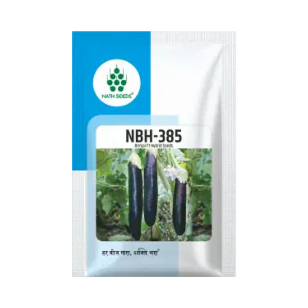 NBH-385 Brinjal Seeds - Nath | F1 Hybrid | Buy Online at Best Price