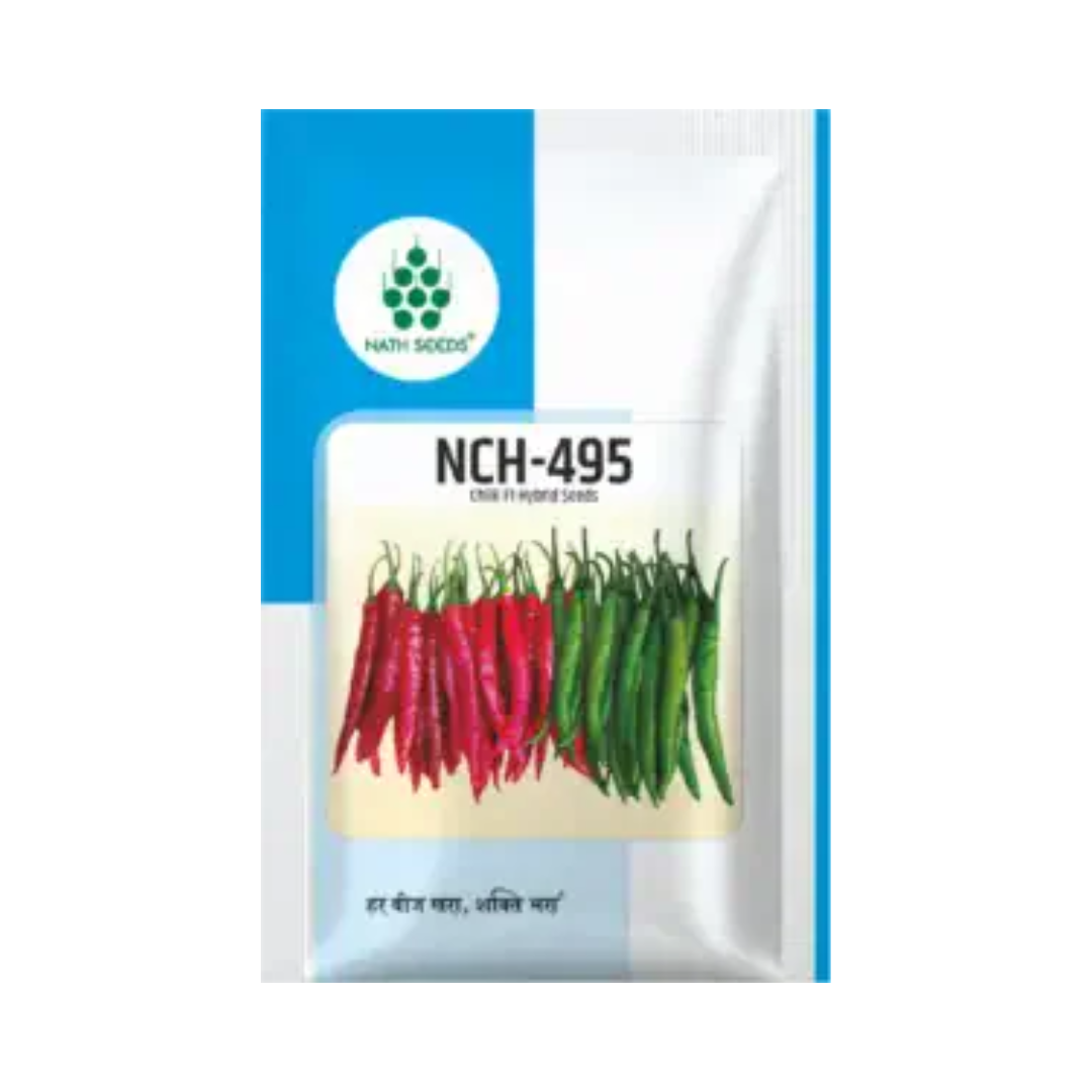 NCH-495 Chilli Seeds - Nath | F1 Hybrid seeds | Buy Online at Best Price