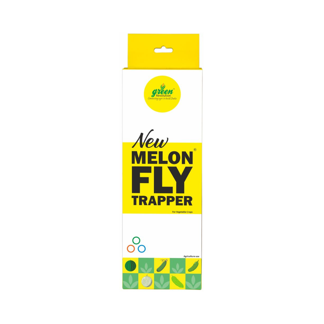 New Melon Fly Trapper, 10 Melon Fly Lure with 10 TRI TRAP complete set