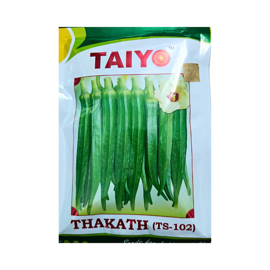 Thakath (TS-102) Bhendi Seeds - Taiyo | F1 Hybrid | Buy Online Now