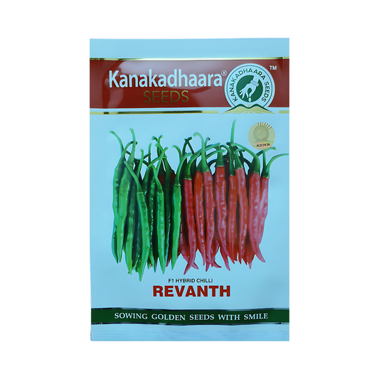 Revanth Chilli Seeds - Kanakadhaara Seeds | F1 Hybrid | Buy Online Now