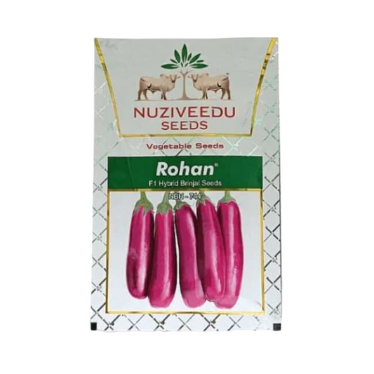 Rohan (NBH 744) Brinjal Seeds - Nuziveedu | F1 Hybrid | Buy Online at Best Price