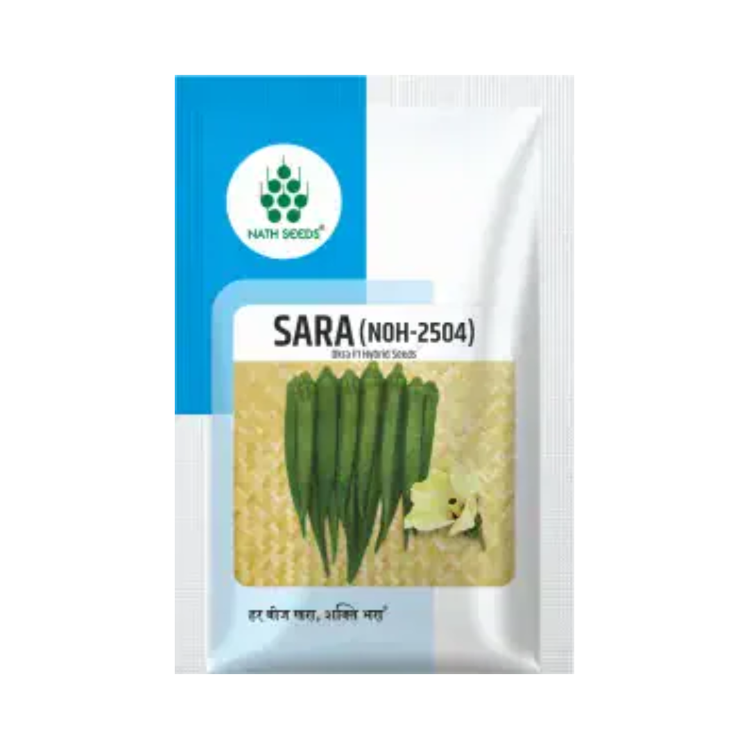 Sara (NOH 2504) Bhendi Seeds - Nath | F1 Hybrid | Buy Online Now