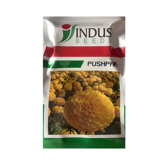 Pushpak Yellow Marigold Seeds - Indus | F1 Hybrid | Buy Online at Best Price