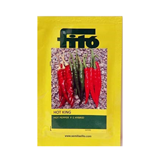 Hot King Chilli Seeds - Fito | F1 Hybrid | Buy Online at Best Price
