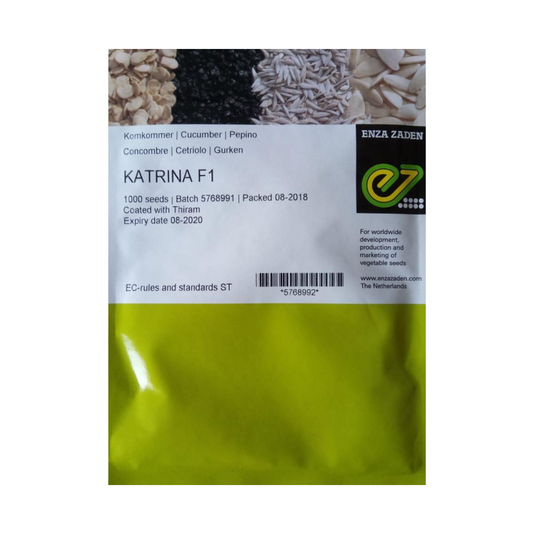 Katrina Cucumber Seeds - Enza Zaden | F1 Hybrid | Buy Online at Best Price