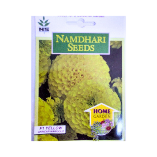 Yellow Majestic Marigold Seeds - Namdhari | F1 Hybrid | Buy Online at Best Price