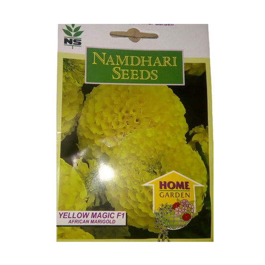 Yellow Magic African Marigold Seeds - Namdhari | F1 Hybrid | Buy Online at Best Price