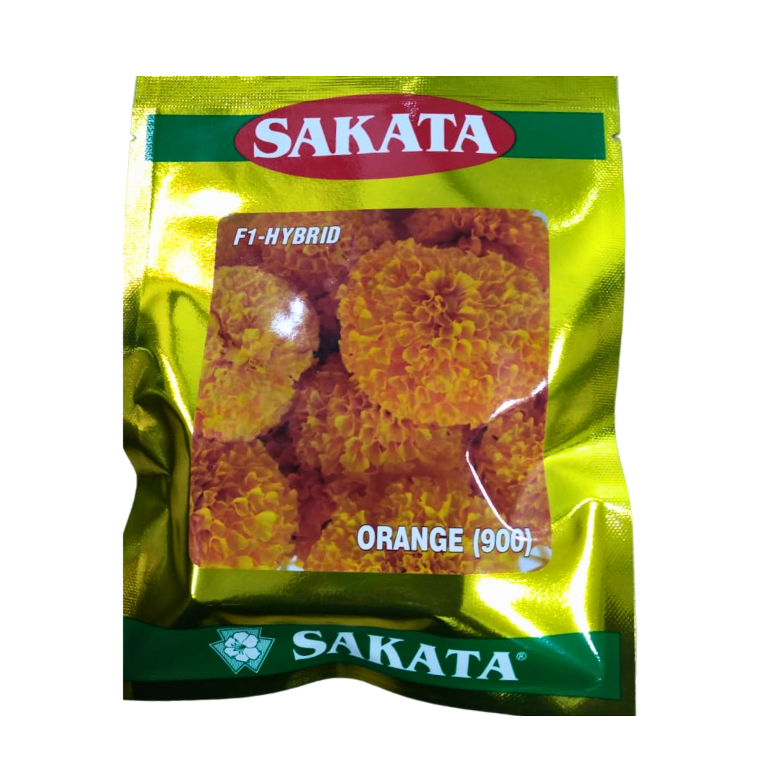 Orange 900 Marigold Seeds - Sakata | F1 Hybrid | Buy Online at Best Price