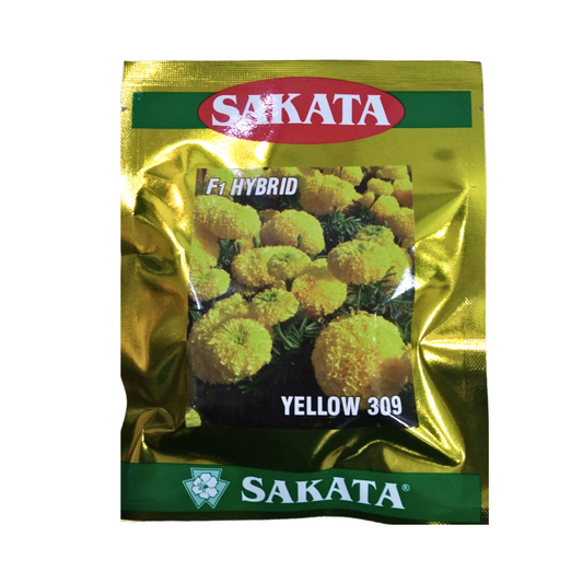 sakata marigold seeds Yellow (309) Marigold Seeds - Sakata | F1 Hybrid