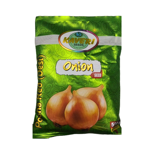 Poona Red Onion Seeds - Kaveri | F1 Hybrid | Buy Online at Best Price