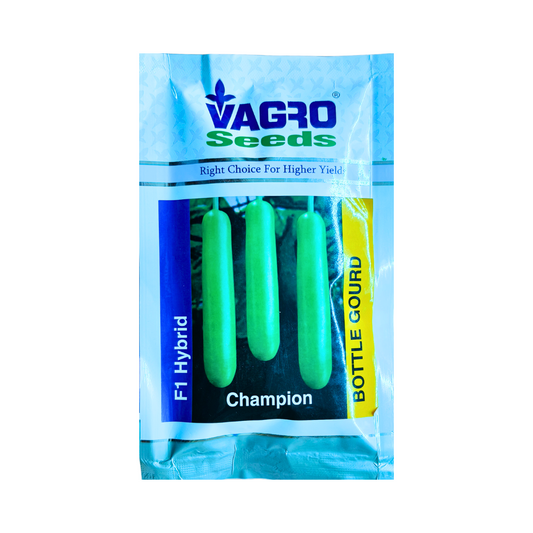 Champion Bottle Gourd Seeds - Vagrgo | F1 Hybrid | Buy Online Now