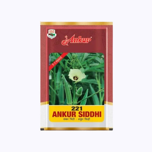 Ankur 221 Siddhi Bhendi (Okra) Seeds | F1 Hybrid | Buy Online at Best Price