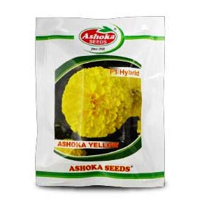 Ashoka Yellow Marigold Seeds | F1 Hybrid | Buy Online at Best Price
