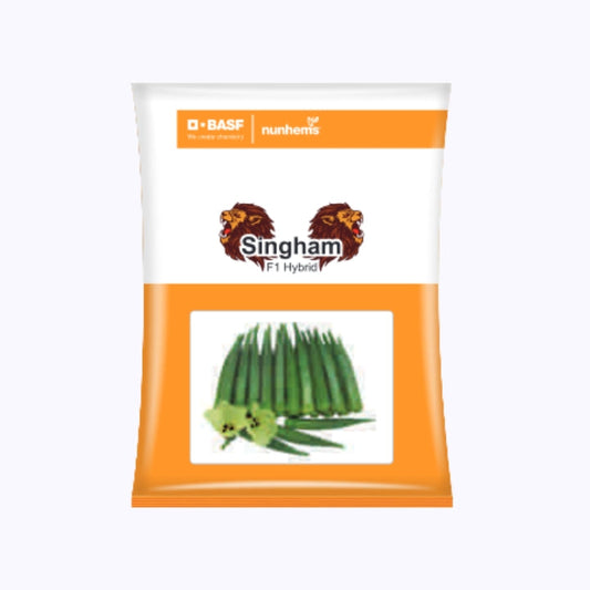 Singham Bhindi (Okra) Seeds - Nunhems | F1 Hybrid | Buy Online at Best Price
