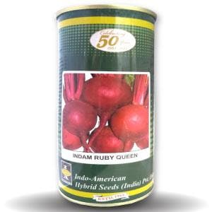 Indam Ruby Queen (OP) Beetroot Seeds - Indo American | Buy Online at Best Price