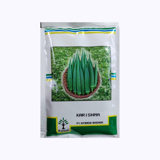 KSP 1513 Karishma Okra Seeds - Kalash | F1 Hybrid | Buy Online at Best Price